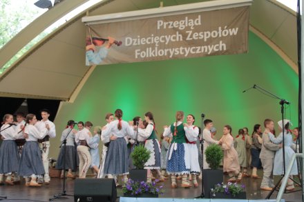 Fragment drugiego dnia 32. Przeglądu Dziecięcych Zespołów Folklorystycznych